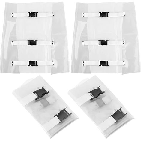 Protecteurs de Pied pour Fauteuil Dentaire en Pvc Antidérapant Bords Arrondis, Charge Forte, Lot de 4 Pièces pour Chaise Dentaire Professionnelle (1/5)