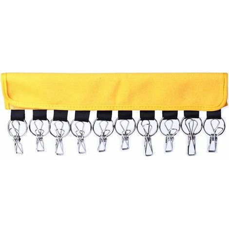 Appendiabiti portatile in tessuto, appendiabiti in tessuto per cappelli, confezione da 10 scatole porta cappellini da baseball, giallo, soleggiato (1/3)