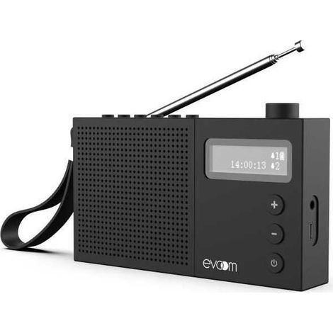 Radio réveil - EVOOM - EGY - Noir