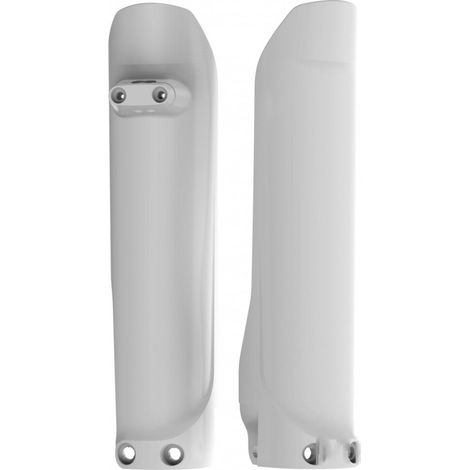Protectores de piernas con amortiguador Polisport para Husqvarna TC FC TE FE, 16-22, color blanco