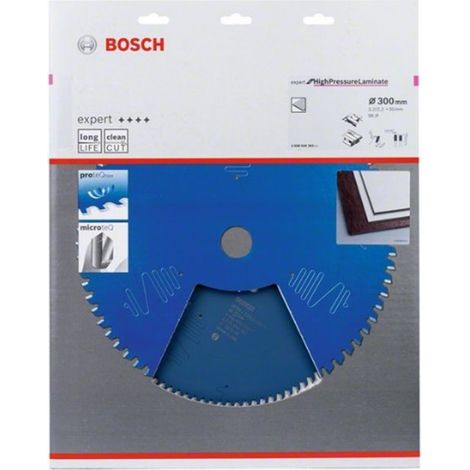 Bosch  Hoja  de  sierra  circular  Expert  for  High  Pressure  Laminate  para  sierras  de  mesa  300  x  30  x  3,2  mm  96  -  2608644363