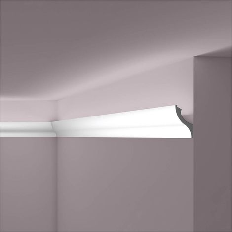 NMC IL13-box WALLSTYL Noel Marquet 1 carton 15 pièces Corniche Éclairage indirect design intemporel classique gris 30 m (1/5)