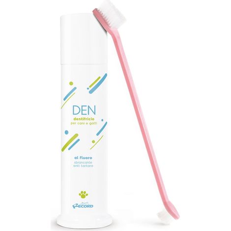 Dentifrice et brosse à dents au fluorure pour chiens à action anti-tartrique 100 ml