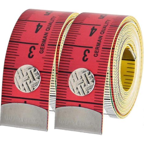 Mètre ruban double face pour la couture et la prise de mesures corporelles. Mètre ruban souple pour la poitrine et la taille.