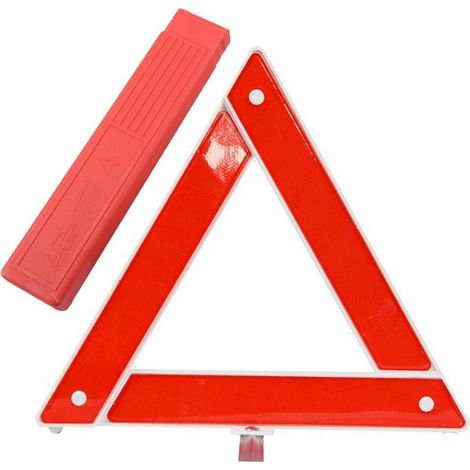 Warndreieck Auto, Reflektierend, Robust, Kompakt, für Pannenhilfe und Baustelle (1/5)