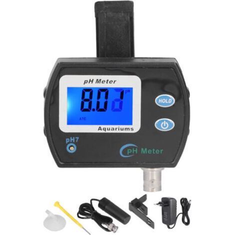 pH Tester with Light Function for Aquariums - Continuous Monitoring 220V - Accurate and Reliable - Ideal for Aquariums - PH-990 Battery-Free (1/5)