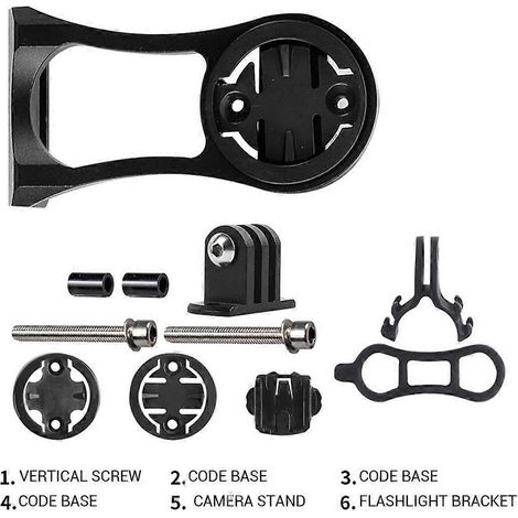 Support de fixation pour compteur Garmin Bryton (chronomètre pour VTT/vélo de route) (1/4)