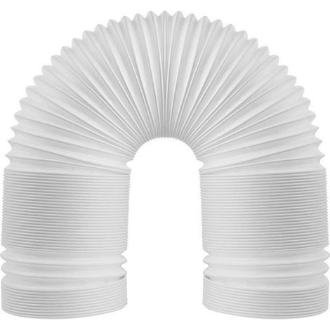 Tuyau d'évacuation flexible 13cm pour climatiseur portable, 1.5m de long - Accessoire universel climatisation mobile (1/5)