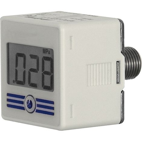 Riegler Digital-Manometer mit Hintergrundbeleuchtung, 0-10 bar, R 1/4 AG (1/2)