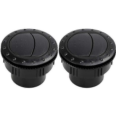 Lot de 2 grilles d'aération à persiennes pour climatisation de camping-car, compatibles avec voitures, camping-cars, bateaux et yachts. WHBYV (1/4)