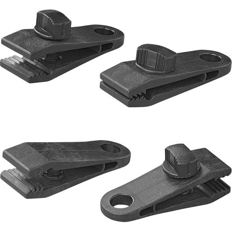 Clips para lona con tornillo - juego de 4 piezas (1/5)