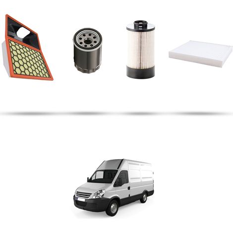 Kit tagliando 4 filtri compatibile con Iveco Daily IV 40C 18 3.0 HPT 130kw dal 2006 (1/5)