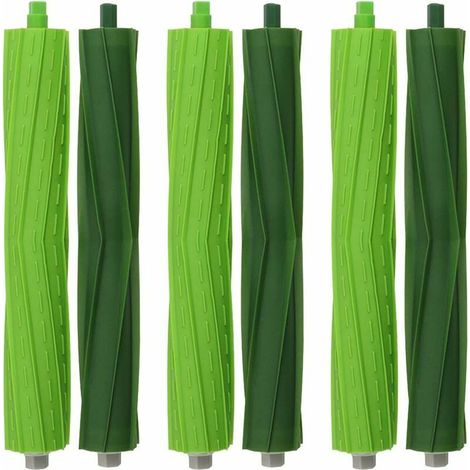 Lot de 3 rouleaux extracteurs compatibles avec Roomba E5/i7. Kit d'accessoires de remplacement de la brosse centrale E5 E6 i7 i7+ Extracteur. Recharges comprenant 3 packs au total. (1/5)