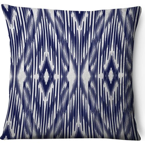 Housse de coussin en velours motifs géométriques LOUKA (1/2)