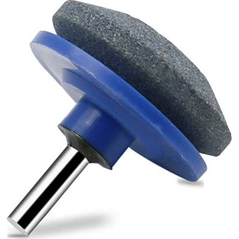 Affûteur de Tondeuse à Gazon Affûteur de Lame de Tondeuse à Gazon de JardinAffûteur D'outil de Meulage Affûteur de Lime Rotatif (bleu) 2pcs (1/5)