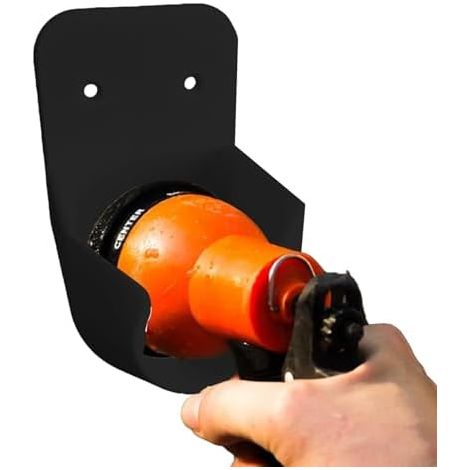 Support de fixation pour tuyau d'arrosage  Support mural pour buse d'arrosage extérieur - Support pour tuyau d'arrosage, pour pelouse, cour, terrasse, porche, jardin, clôture, abri de jardin, garage ( (1/5)
