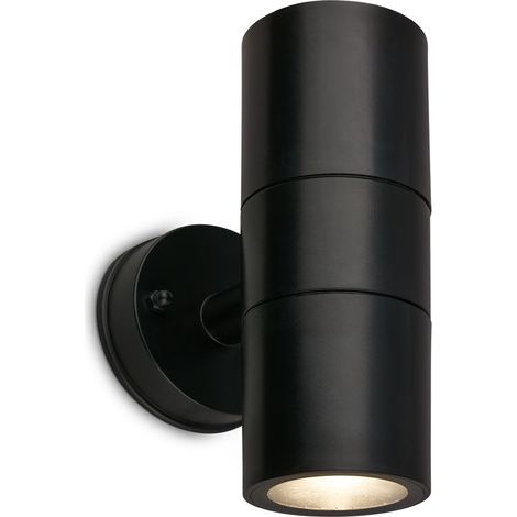 Briloner BARA Applique da esterno, attacco GU10, IP54, nero, 16 x 7,5 x 11 cm