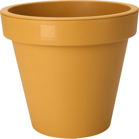 Pot de fleurs couleur moutarde plusieurs diamètres Ø 50 cm