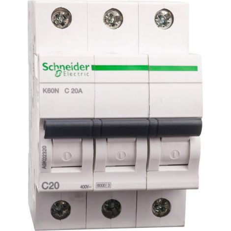 Schneider Electric Interruptor automático miniatura C blanco 20A 230V