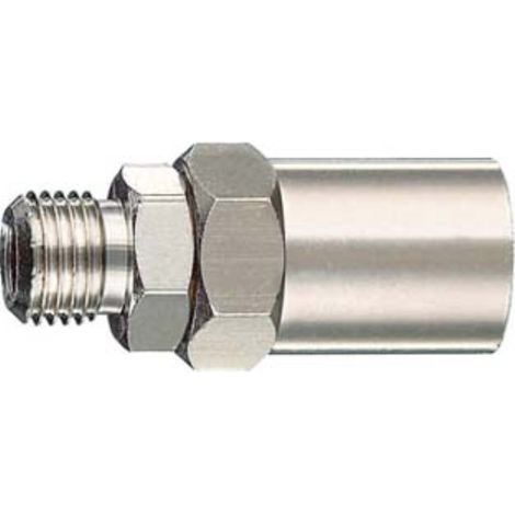 Attacco filettato maschio con mascherina - attacco 1/4"m per tubo ø mm.8x17 art.10/c 10 pezzi Ani