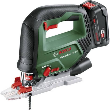 Sega a gattuccio a batteria AdvancedSaw 18V-140, 1 x batteria PBA 18V 2,0Ah