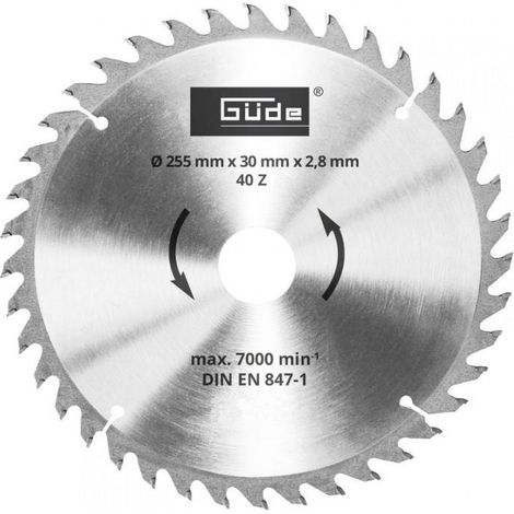 Lame de scie carbure - 255 x 30 mm pour G55258-G55173-G55269-G55262