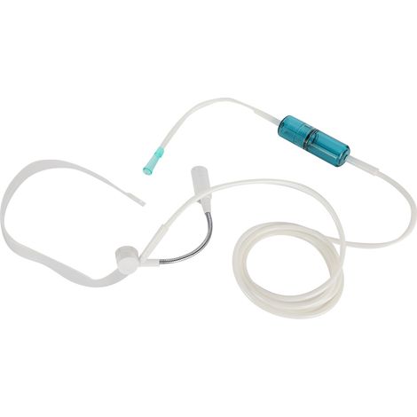Tube D Alimentation Oxygene - Casque Respiratoire Reutilisable En Silicone - Pour Generateurs D Oxygene - 1 Piece (1/5)