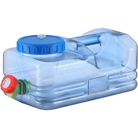 Réservoir d'eau portable de 10 litres pour la randonnée, les pique-niques et le camping. Seau avec robinet.
