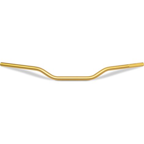 Manubrio Renthal da 7/8 di pollice (22 mm), manubrio da speedway, colore nero e oro.