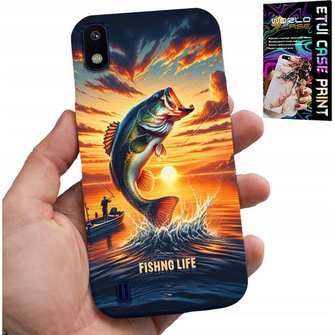 Custodia per Samsung A10 - custodia per canna da pesca + vetro (1/5)