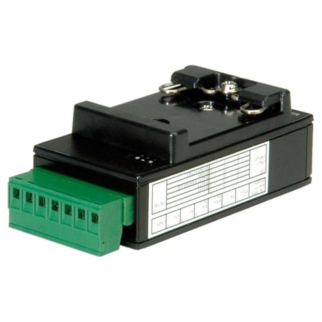 Roline Convertidor RS232 a RS422/485 para Carril DIN, autoalimentado
