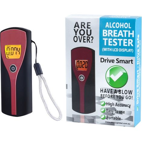 Éthylotest 6880 portable compatible avec prévention de l'alcool au volant (lumineux) (1/5)