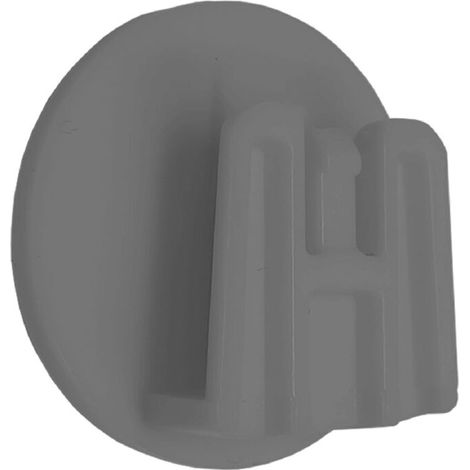 Clip per Telepedaggio Sistema di Fissaggio Removibile, Round, 3 cm - Confezione: 1 PEZZO - Colore: GRIGIO