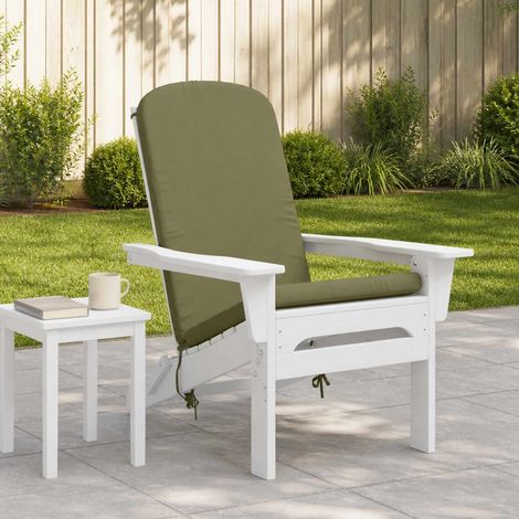Cuscino per sedia Adirondack GEMERT 100% Poliestere Verde Oliva vidaXL (1/5)
