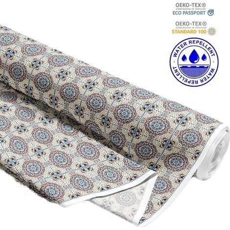TESSUTI DECORATIVI PER ESTERNI OXFORD - Motivo Fiore Mandala I DR176 (1/5)