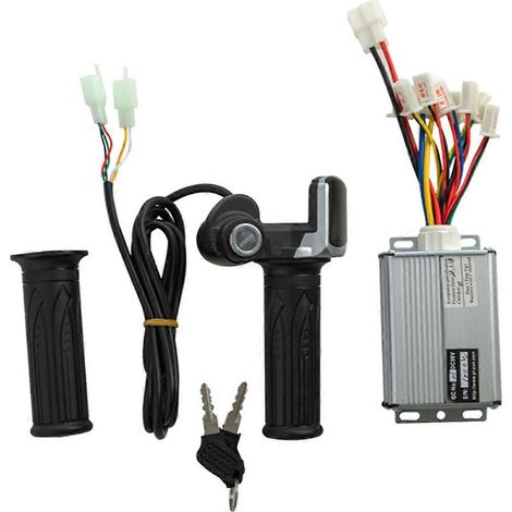 Drehgasgriff und 48V 1000W Bürstenmotor-Controller für Elektrofahrräder, komplettes Steuerungsset (1/5)