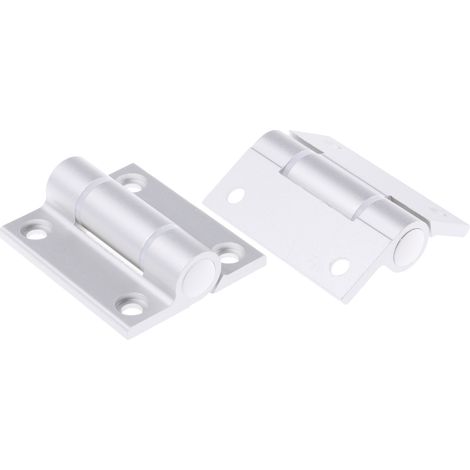 Charnière en Aluminium, 65mm x 55mm x 4.5mm ( Prix pour Sachet de 2 ) (1/2)