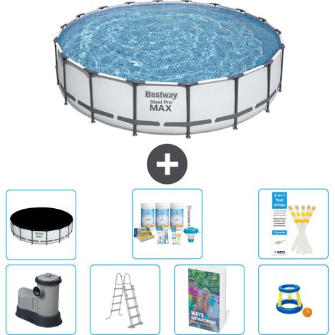 Bestway Bestway Steel Pro MAX Ronde - 549x122 cm - 8-pièces S548 (1/4)
