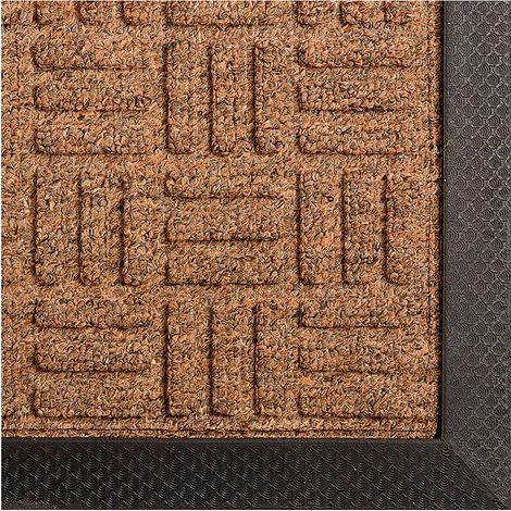 8 Millimetri In Gomma Tappeto D'Ingresso Turtle 1500X900Mm Marrone