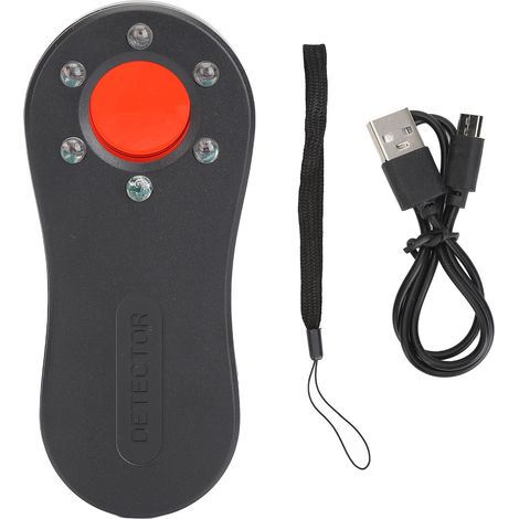 Signal Detector Bug Finder LED Infrared Camera Scanner Rechargeable Detecting Tool 5V for Home Hotel