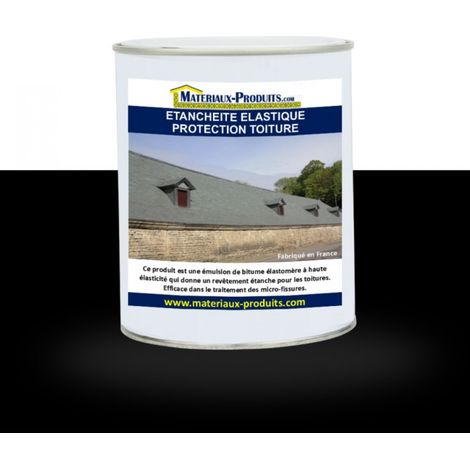 Etanchéité Elastique Protection Toiture - 5 Kg Noir - MATPRO (1/3)