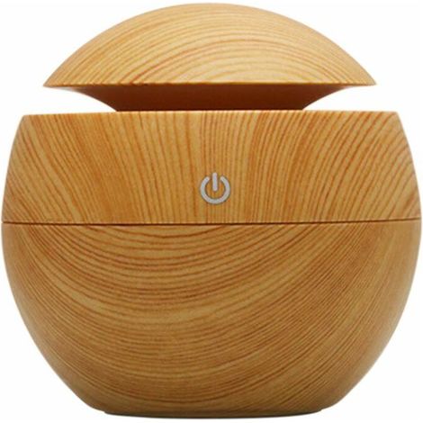 Humidificateur ultrasonique d'aromathérapie d'arôme de bureau LED de diffuseur d'huile essentielle d'arôme d'air rond, (1/5)