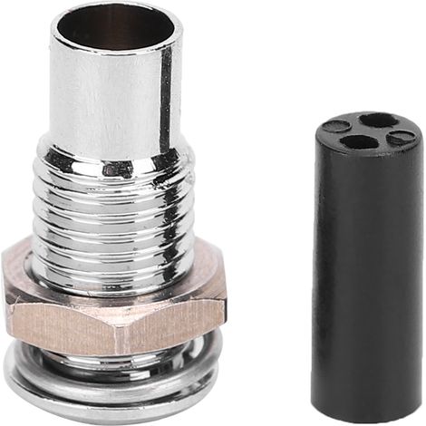Base en cuivre de haute qualité pour LED de 3 mm, douille métallique plate pour diode électroluminescente de 3 mm et manchon de lampe (ampoule non incluse). (1/5)
