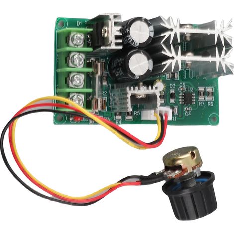 Contrôleur de vitesse de moteur à courant continu, régulateur de courant 20A, Module PWM d'entraînement haute puissance 12V 24V 36V 48V (1/5)