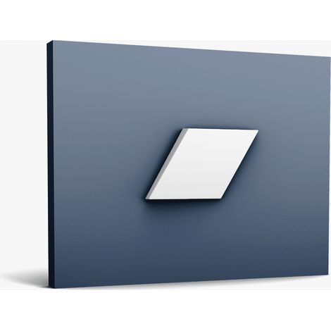 3d wall panel Orac Decor W100 MODERN ROMBUS Deco element modern white (1/5)