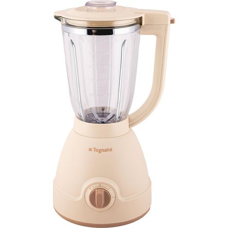 Mixeur Électrique, Verre-Plastique-Acier Inoxydable, Champagne (1/4)