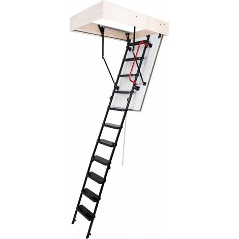 Escalier Escamotable Coupe-feu Ei60 - Métal & Bois Caisson 120 X 60 Cm (1/5)
