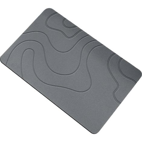 Tapis de bain en diatomite Absorption d'eau antidérapant  Paillasson Lavable Diatomite Absorbante Pour Salle De Séjour, Cuisine, Entrée, Buanderie, Couloir, Balcon (1/5)
