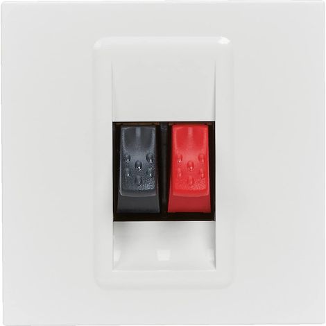 Prise Haut-Parleur Legrand Mosaic Blanc (1/5)