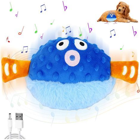 Giocattolo interattivo per cani, giocattolo elettrico per cani attivi, peluche per cani e gatti, giocattoli interattivi per cani (1/5)